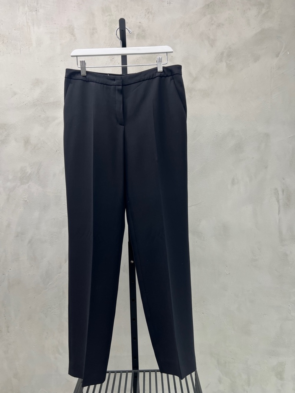 Escada Black Straight-Leg Dress Pants